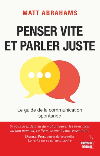 [9782357458062] Penser vite et parler juste - Abrahams, Matt  2024